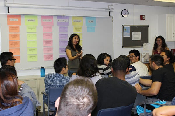 Students in the classroom